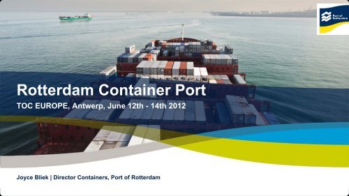Rotterdam Container Port - Port of Rotterdam