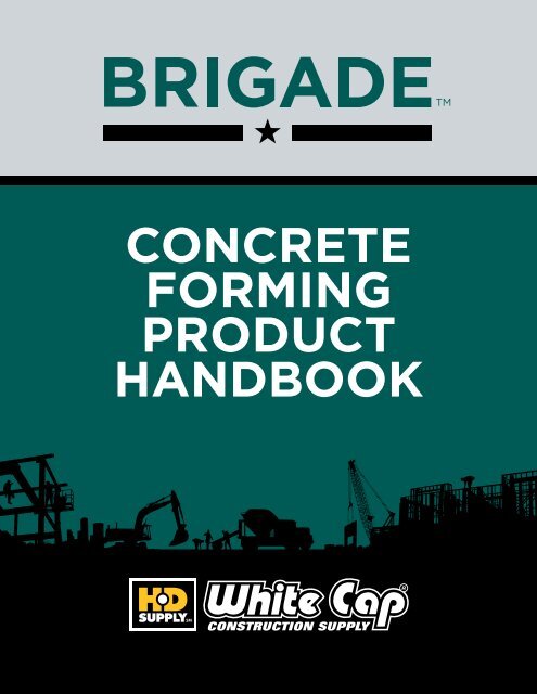 concrete forming product handbook - White Cap Construction Supply