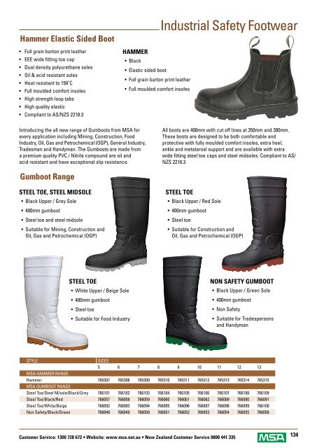 SAFETY EQUIPMENT CATALOGUE - Eoss.com