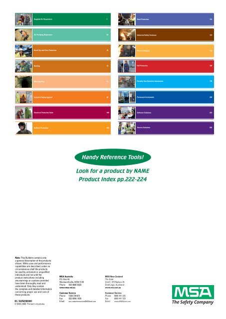 SAFETY EQUIPMENT CATALOGUE - Eoss.com