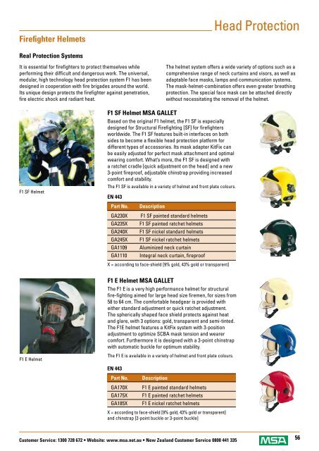 SAFETY EQUIPMENT CATALOGUE - Eoss.com