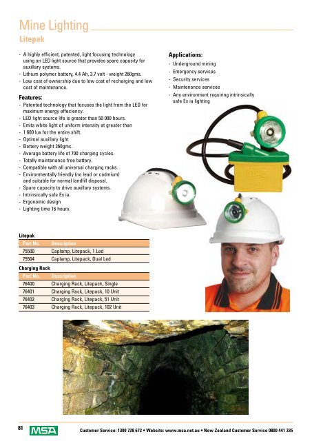 SAFETY EQUIPMENT CATALOGUE - Eoss.com