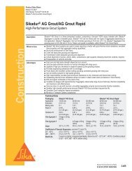 sikadur ag grout tech sheet.pdf - Northland Construction Supplies