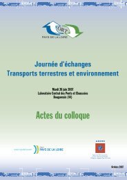 Transports terrestres et environnement - ort-pdl.org : Bienvenue