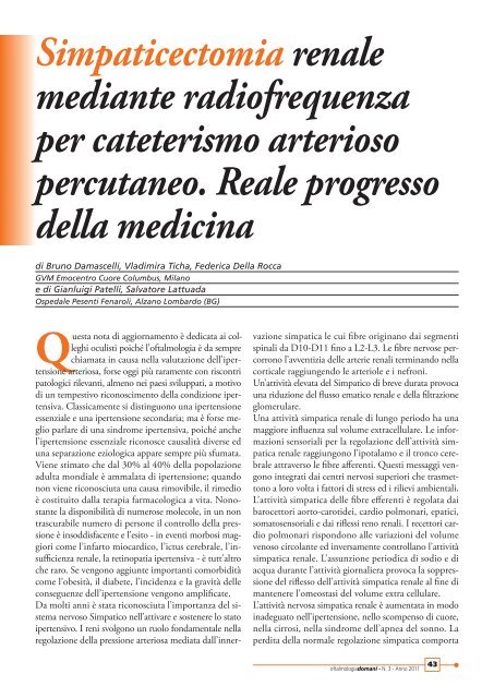 OFTALMOLOGIA DOMANI n. 3/2011 - Jaka Congressi Srl