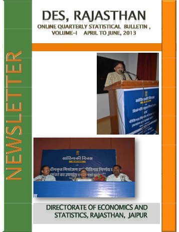 Vol. I - Directorate of Economics & Statistics