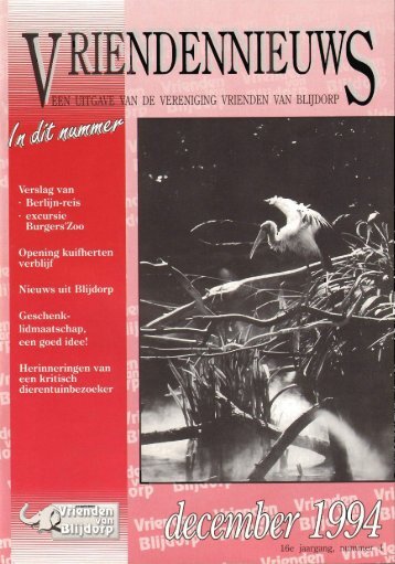 1994-16-04 - Vrienden van Blijdorp