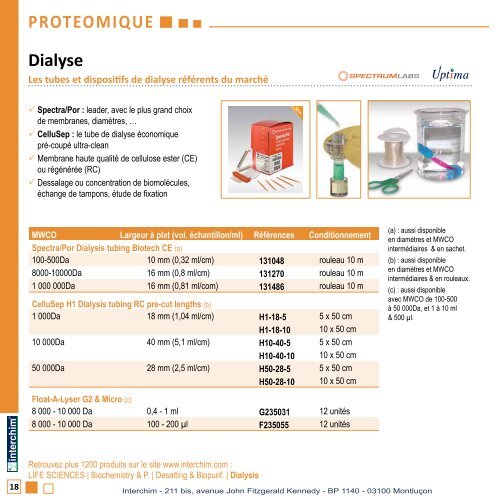 biologie cellulaire - Interchim