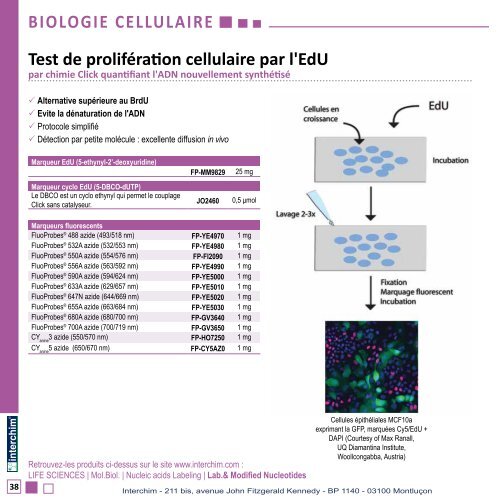 biologie cellulaire - Interchim