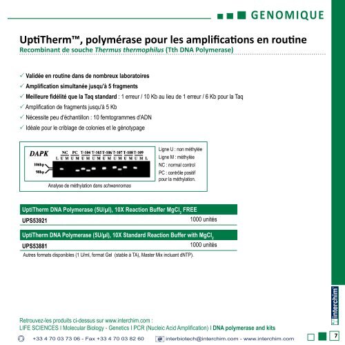 biologie cellulaire - Interchim