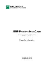 BNP Paribas InstiCash EUR - BNP Paribas Investment Partners