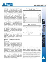 Inconel alloy 617.pdf - Special Metals Corporation