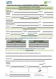 Convenio de participación en RESTAURANTES CONTRA EL ...