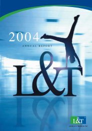 L&T Annual Report 2004 - Lassila & Tikanoja