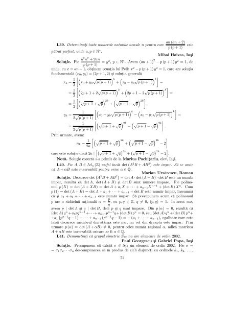 format .pdf, 0.9 MB - RecreaÅ£ii Matematice