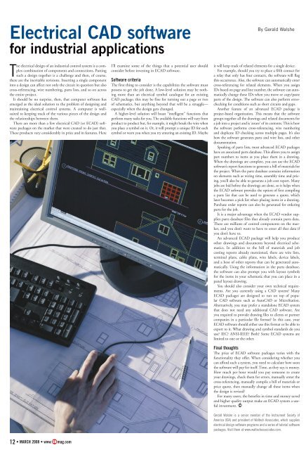 Page 11 Page 34 Page 22 - Electrical Business Magazine