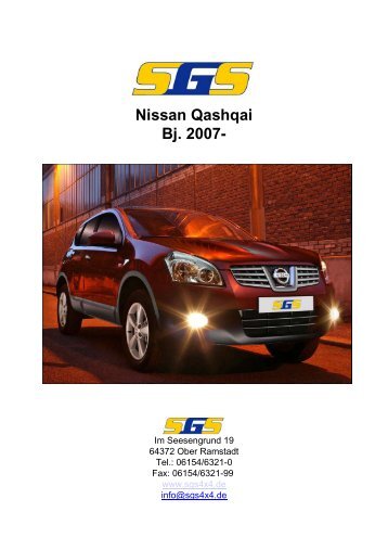 Nissan Qashqai Bj. 2007- - SGS