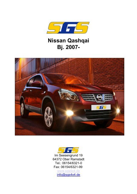 Nissan Qashqai Bj. 2007- - SGS