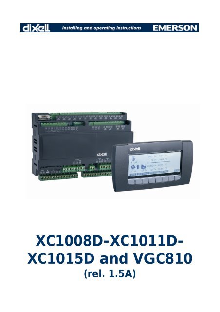 XC1008D-XC1011D - Emerson Climate Technologies