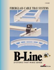 FIBERGLASS CABLE TRAY SYSTEMS - R & D Data Products