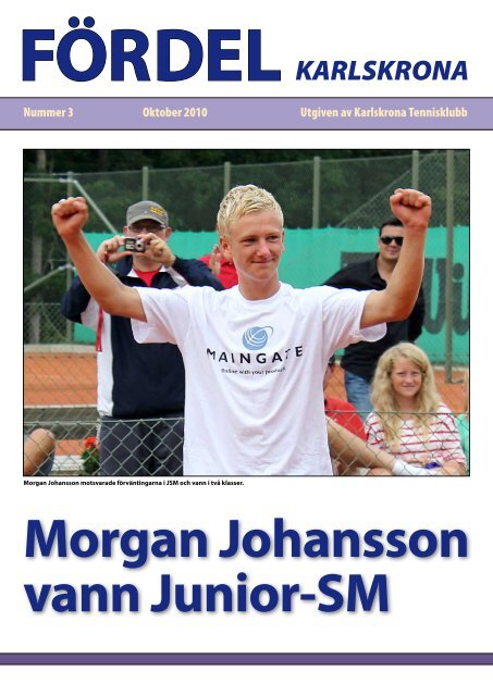 Morgan Johansson vann Junior-SM - Karlskrona Tennisklubb