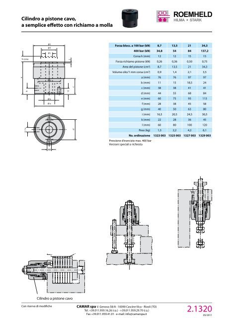 1 2 3 4 5 6 7 8 9 10 11 12 Cilindro a pistone cavo, a semplice effetto ...