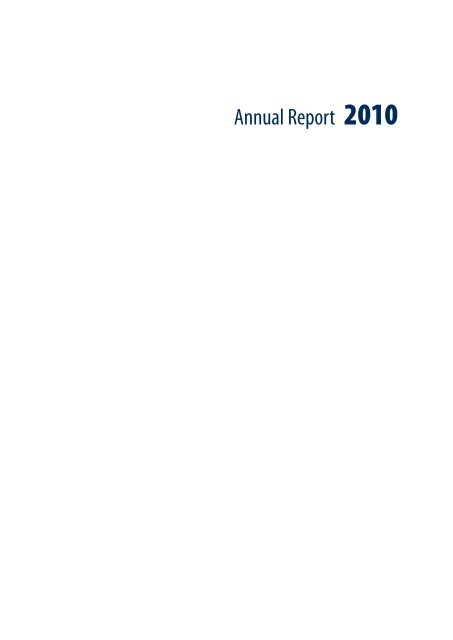 Annual Report 2010 - CMVM