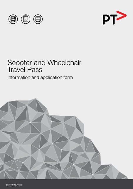 Scooter and Wheelchair Travel Pass - Public Transport Victoria