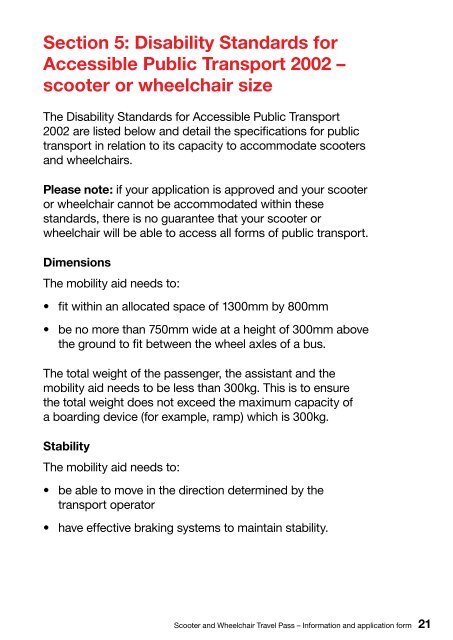 Scooter and Wheelchair Travel Pass - Public Transport Victoria
