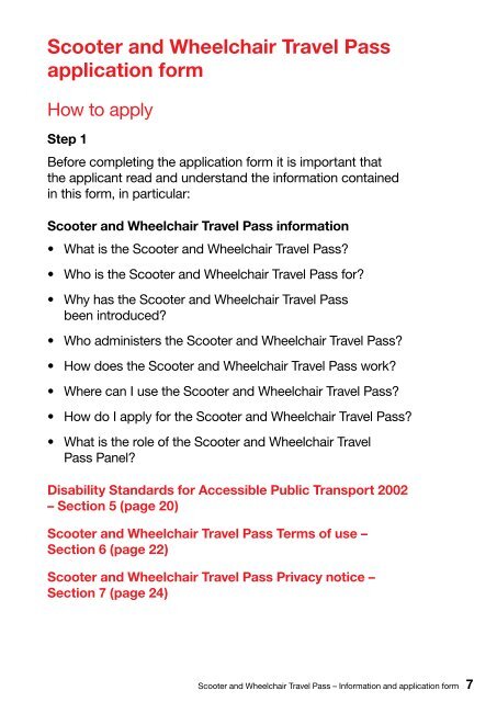 Scooter and Wheelchair Travel Pass - Public Transport Victoria