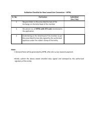 Validation Checklist for New Leased Line Connection â MTNL - MCX