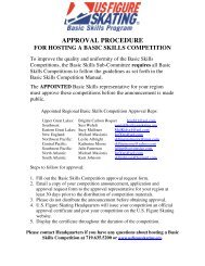 Basic Skills Competition Approval Request Form - US Figure Skating