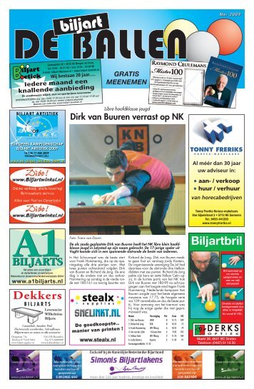 ballen sept. alg - De Biljart Ballen