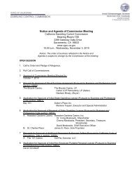 Notice And Agenda Of Commission Meeting California Gambling