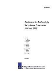 Environmental Radioactivity Surveillance Programme 2001 and 2002