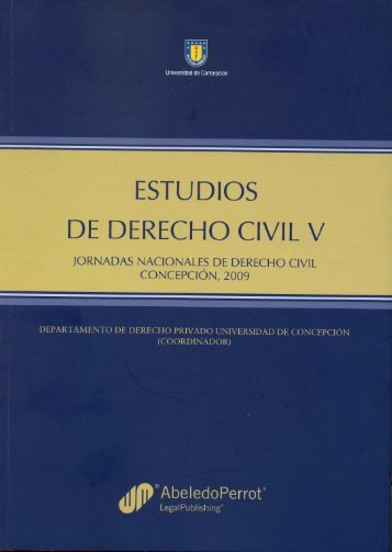 ESTUDIOS DE DERECHO CIVIL V - Universidad Católica del Norte