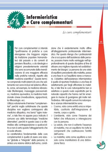 Infermieristica e Cure complementari - Ipasvi