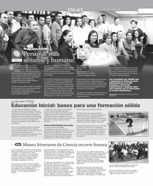 Enlace NÂ° 195 Por un mejor ambiente escolar - SecretarÃ­a de ...