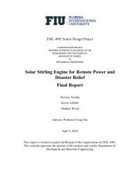 Solar Stirling Engine for Remote Power Generation - Engineering ...