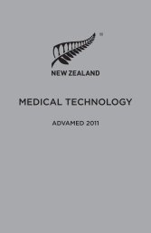 MEDICAL TECHNOLOGY - Doing business with New Zealand