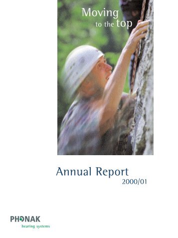 Annual Report 2000/01 - Sonova