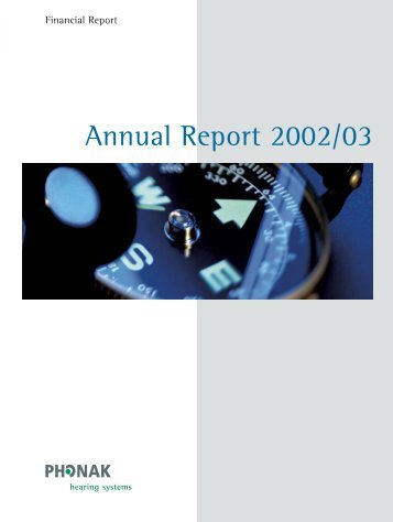 Annual Report 2002/03 - Sonova