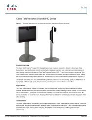 Cisco TelePresence System 500 Series - CompView.com