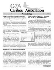 Volume 1, Issue 19 â January 2004 - The C-7A Caribou Association