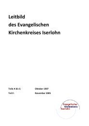 Leitbild - evangelischer Kirchenkreis Iserlohn