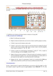 FAMILIARISATION AVEC L' OSCILLOSCOPE - Technologue pro