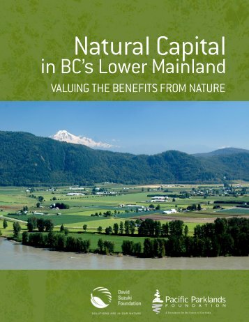 Lower mainland Natural Capital report (high resolution) (PDF)