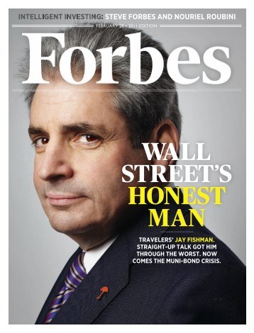 WALL STREET'S HONEST MAN - Travelers Insurance