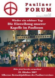 Forum Pauliner 11 06.indd - Paulinerverein