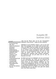 Ausgabe 88 Sommer 2012 - Pfarre Lech